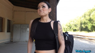 Public Agent - Rae Lil Black - Japanese Beauty Fucks For Cash